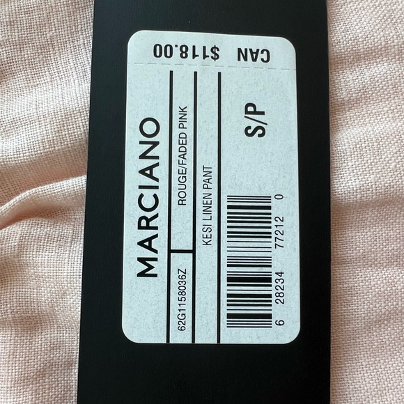 MARCIANO KESI LINEN PANT NWT - Picture 3 of 4